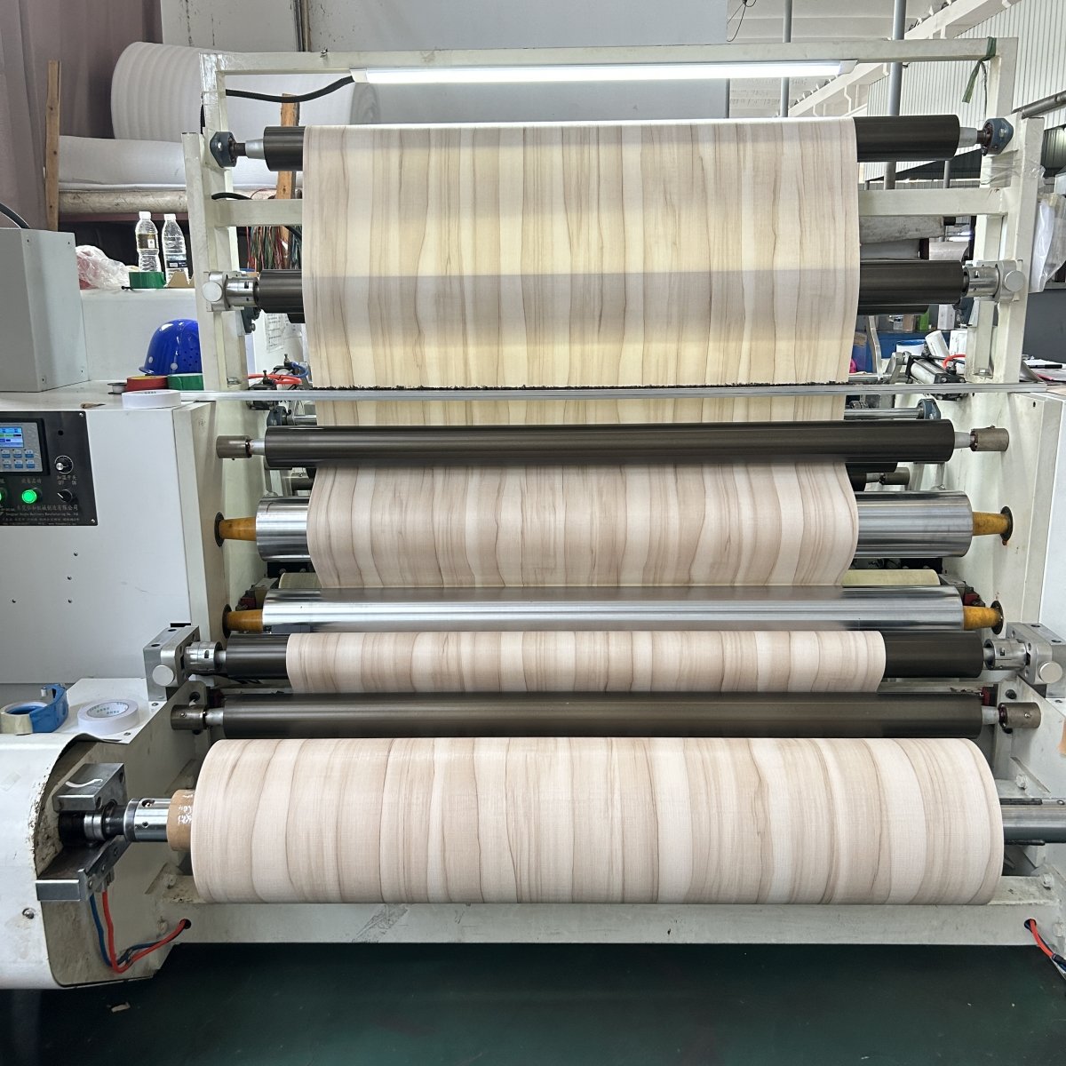 wooden pvc film for mdf door skin pvc filmrolls membrane for furniture wall Laminated films for pvc panels