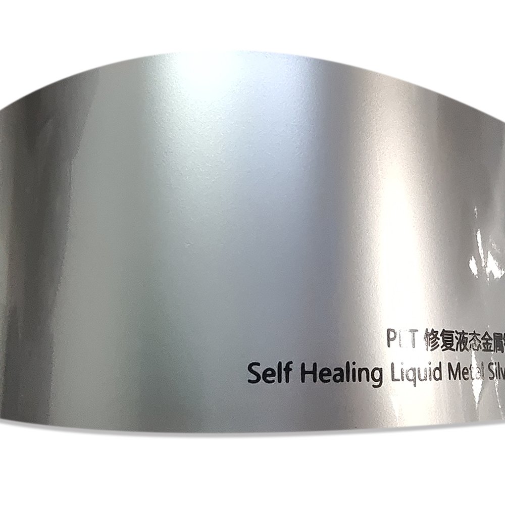 1.52*17m PET Self Healing Liquid Metal Silver Car Films High Quality Car Wrap Premium Vinyl Wrap Car Wrapping Film