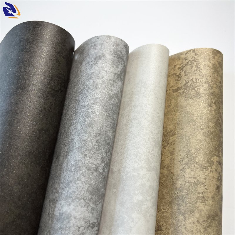 Korea Original Stone PVC Film For Furniture Sparkle Marble Decorative Films For WPC Flutted Panel High Quality Decoration Film