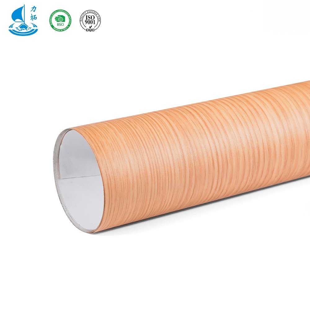 LITUO High clear PVC Static Film transparent Electrostatic PVC Film pvc foil for furniture wood grain decorative film