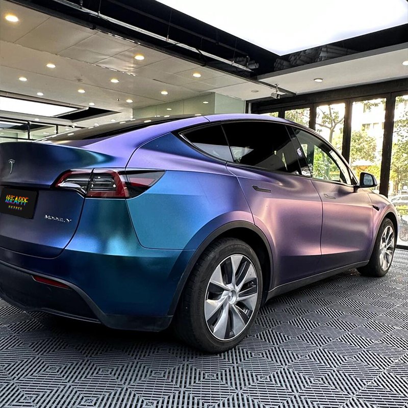 Color Car Wrap Vinyl Paint Protection Wrap Car Vinyl Blue Color Ppf Vinyls Stickers Self Adhesive Wrap Car Design