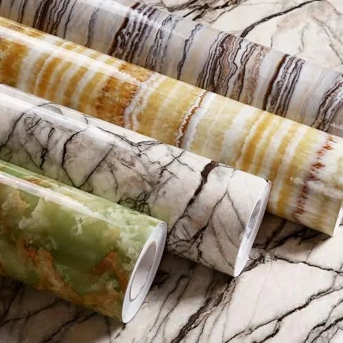 2024 Hot Sale Non-self-adhesive Low Price Wholesale pvc marble film