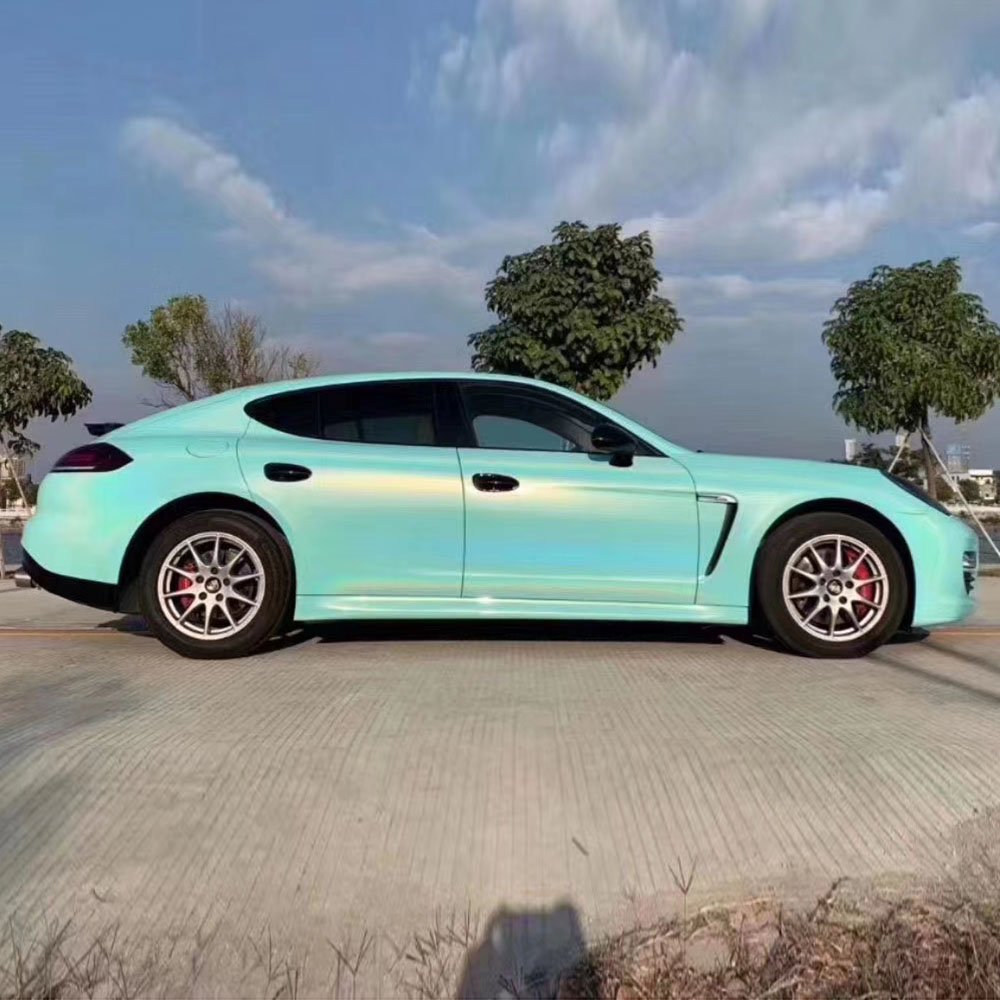 WRAPMASTER 1.52*18m tiffa* Iridescence Holographic car roof Vinyl Film body Wraps auto vinyl wrap