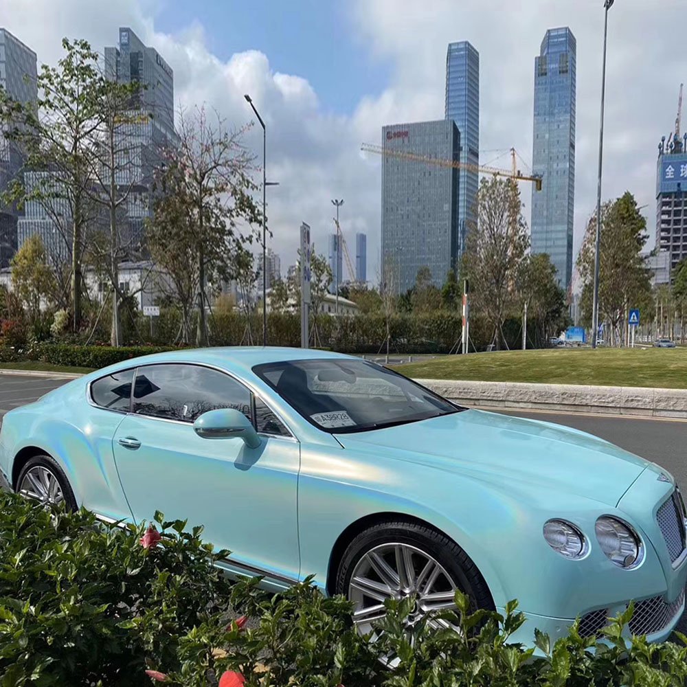WRAPMASTER 1.52*18m tiffa* Iridescence Holographic car roof Vinyl Film body Wraps auto vinyl wrap