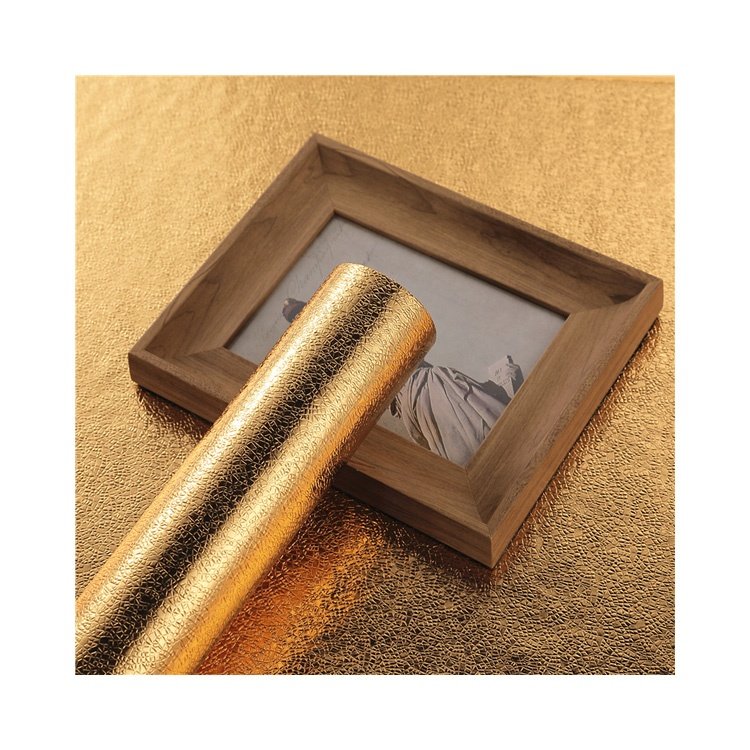 Removable No Glue Residue Self Adhesive Aluminum PET Foil PVC Vinyl Film Stickers for Kitchen Worktop Wall Decoration