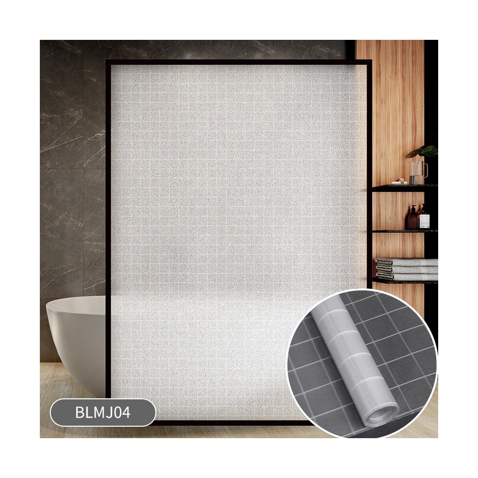 3D Decorative Window Privacy Film Stained Glass Window Sticker Window Self-adhesive Vinyl Static Anti Uv Glass Tint Film