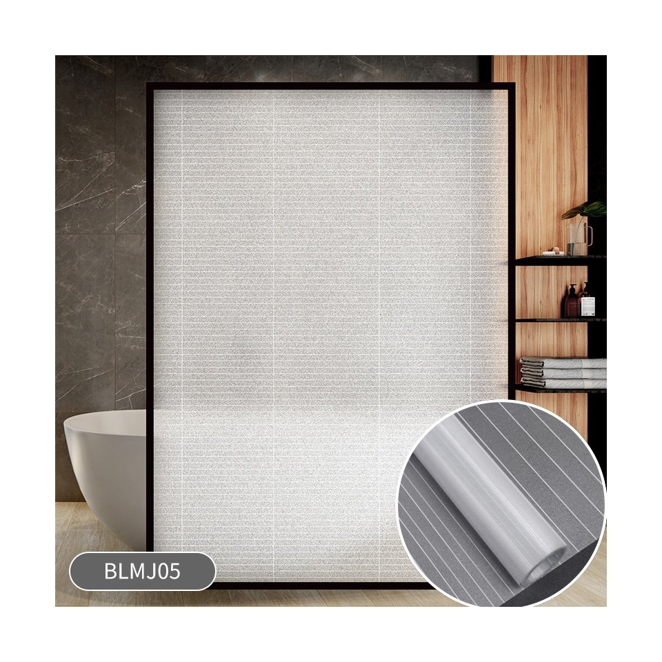 3D Decorative Window Privacy Film Stained Glass Window Sticker Window Self-adhesive Vinyl Static Anti Uv Glass Tint Film