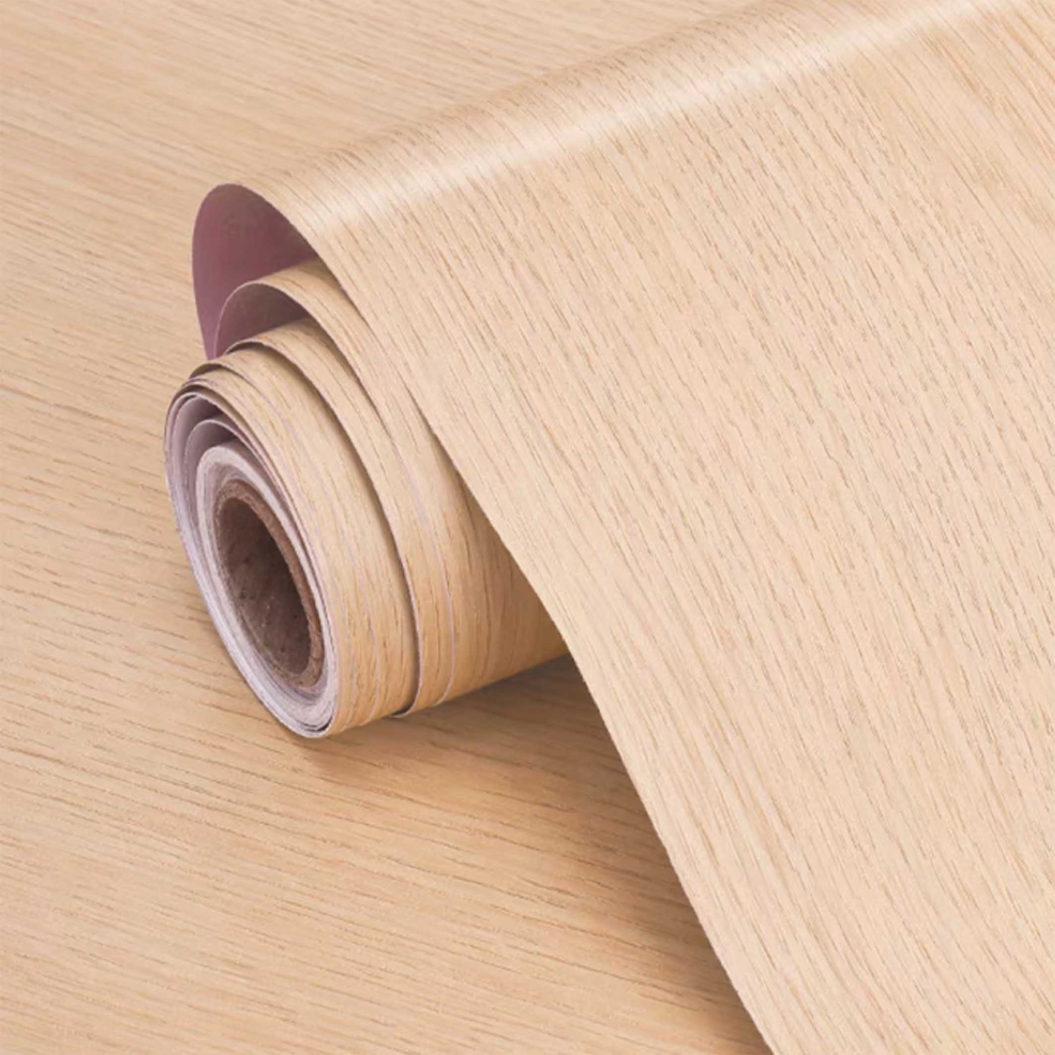 Spot Product Solid color PVC decorative film wood grain decor film vacuum pvc film for furniture with Custom Design