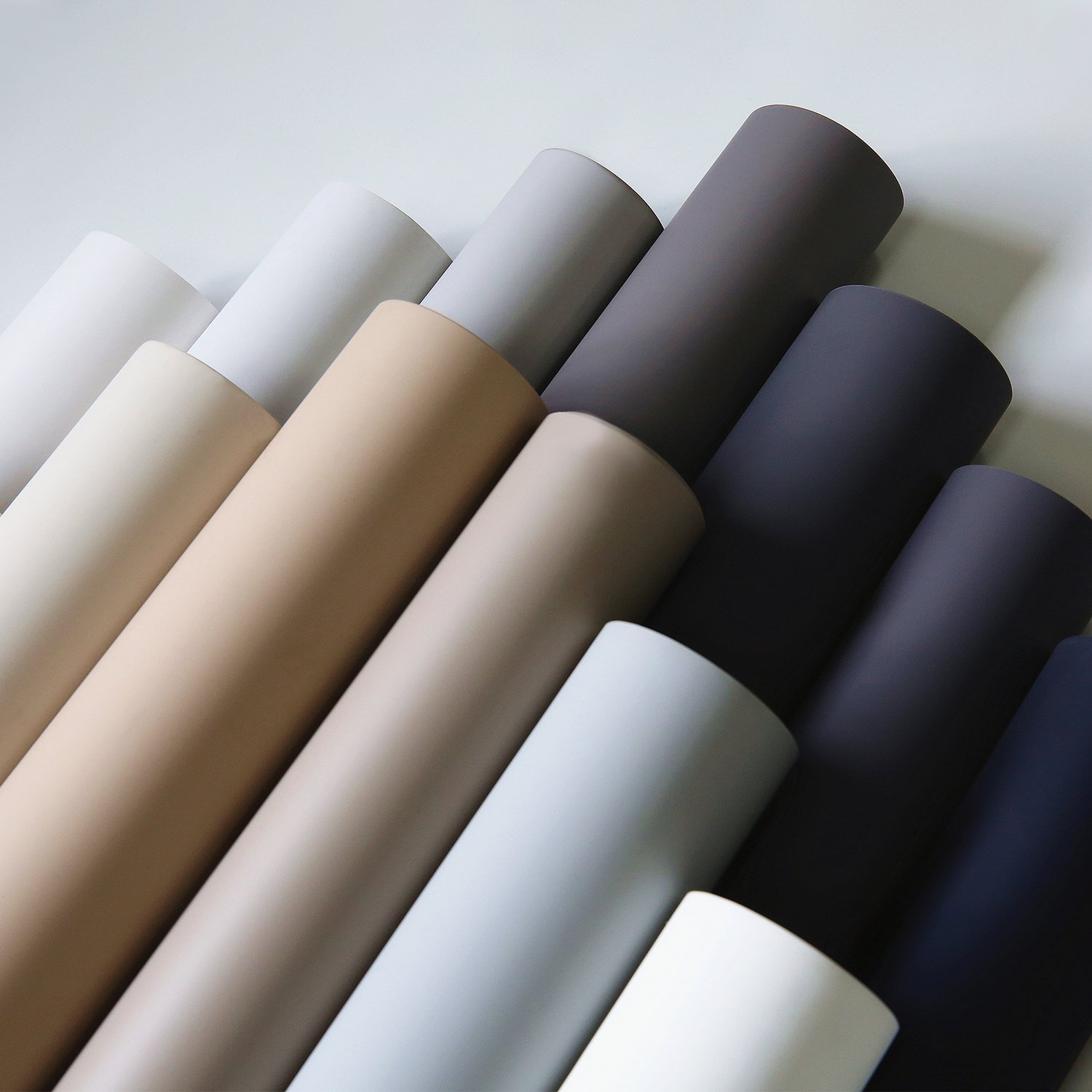 Home Decor Monochrome Color Furniture Vacuum Press Laminadora Interior Membrane Foils Wrapping PVC Film For Wall Panel