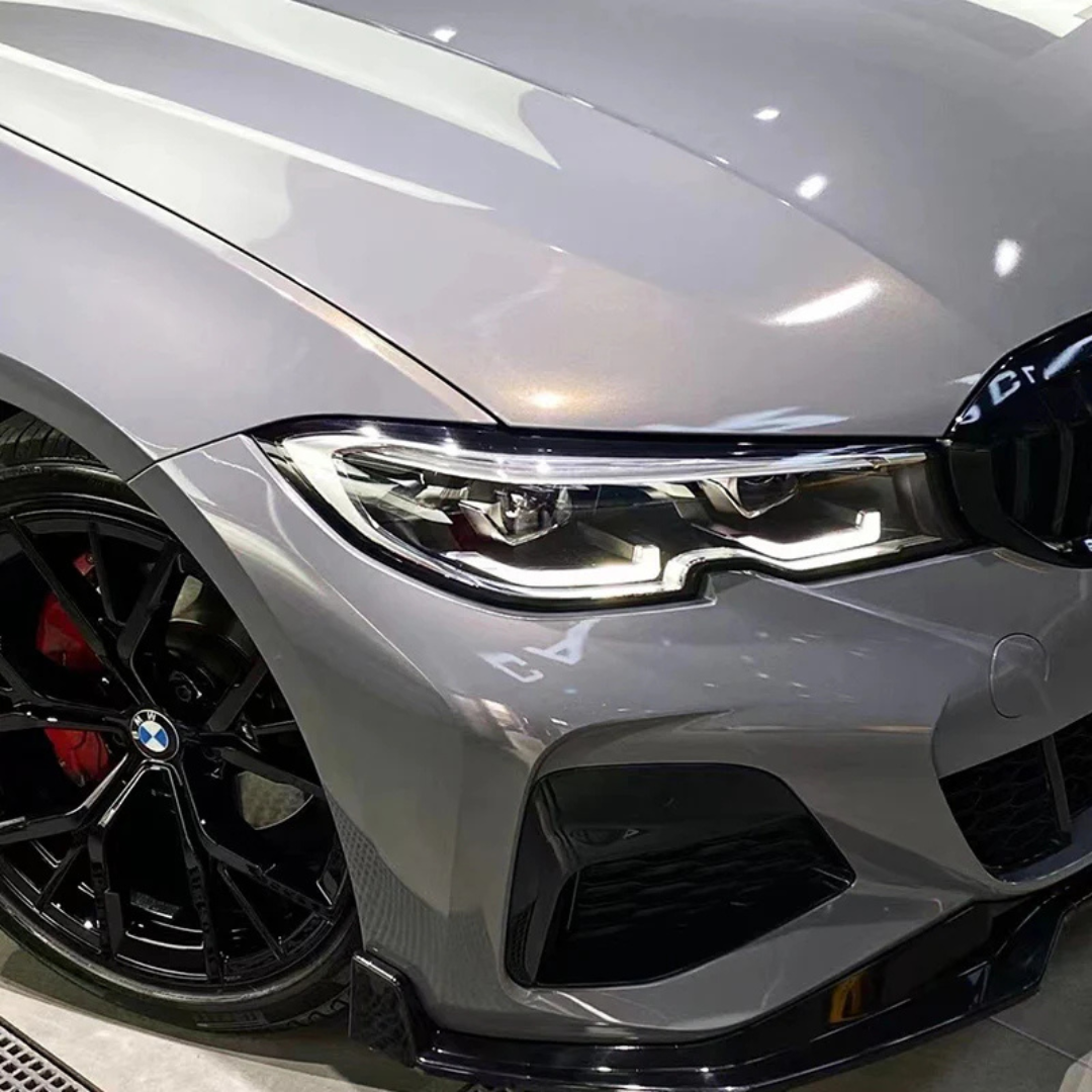 Glossy Metallic Bernina Gray Vinyl Wrap car wrap vinyl color OEM Factory price decorative films color-changing car tpu film