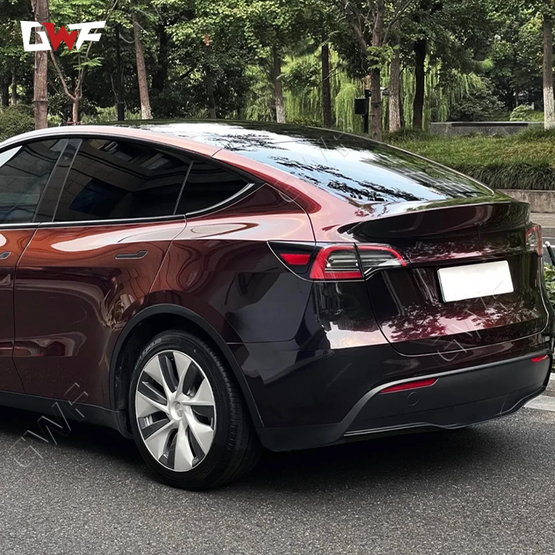 Car Wraps PET Flowing Phantom Red Car Wrap Vinyl Wrap Automotive Vinyl 1.52*17m Car Decoration