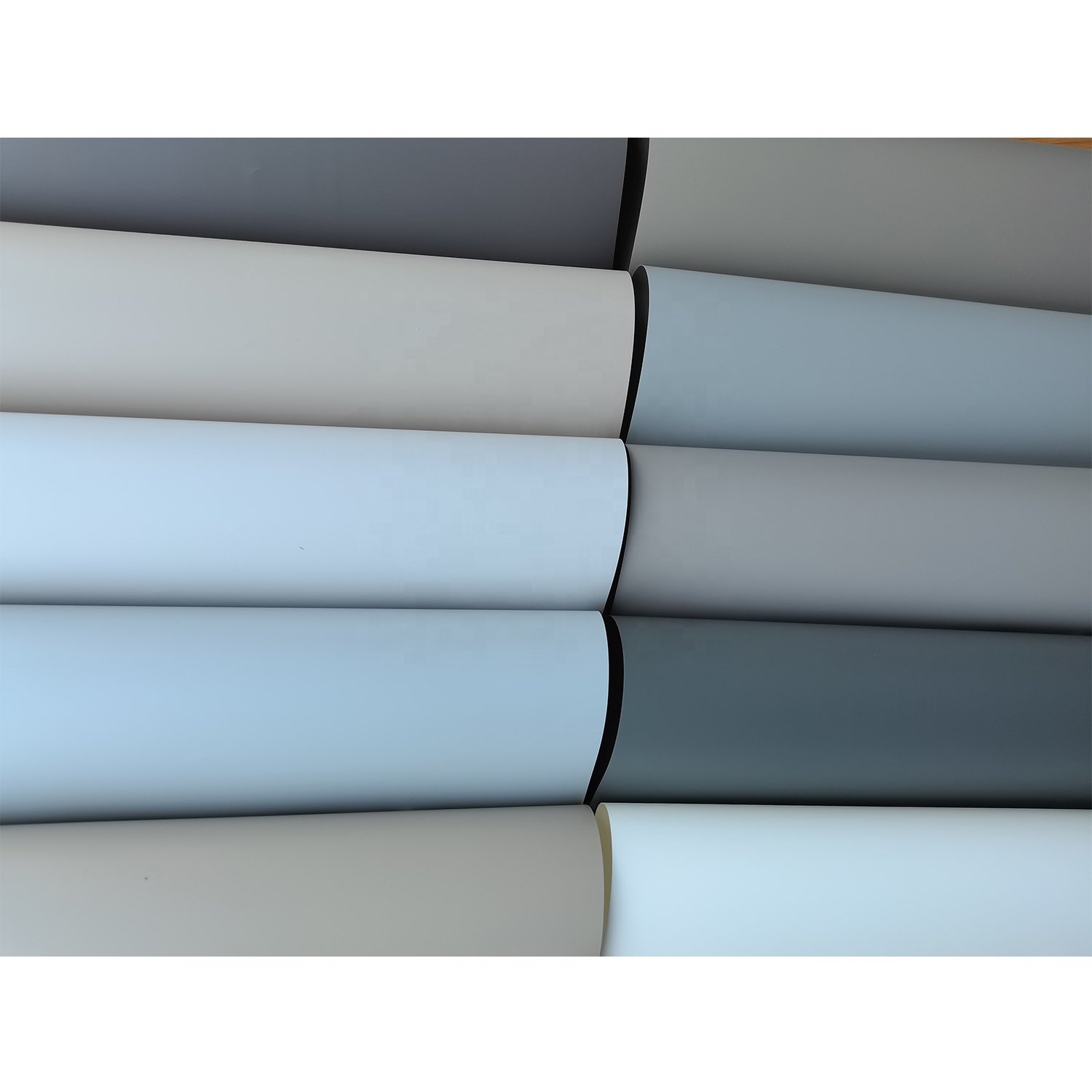 Soft Touch Matte Solid Color PVC Decorative Film For Membrane Doors And Vacuum Press
