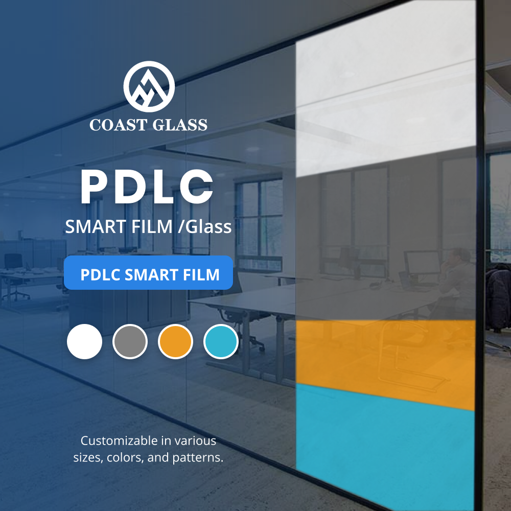 PDLC Opaque White Smart Glass Film Self-Adhesive Decorative Bulletproof Features for Hospital Laminate Usage