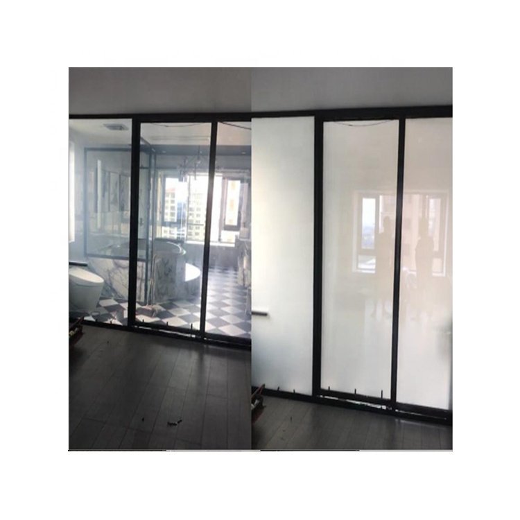 electronic switchable pdlc smart film glass for rear projection screen