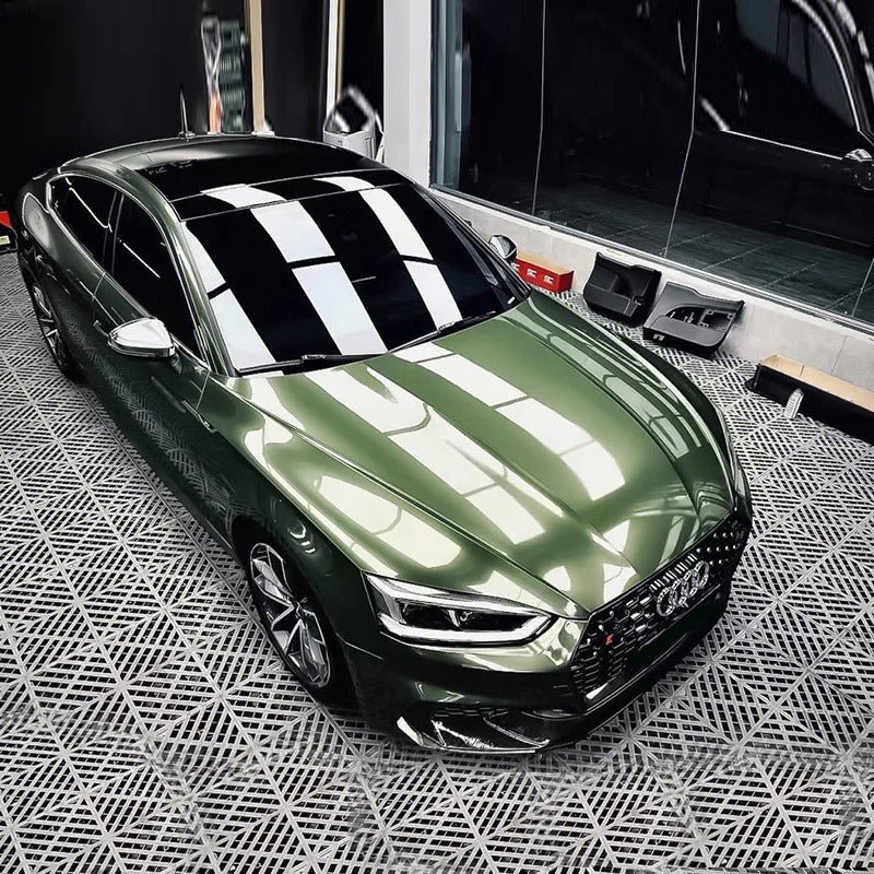 District Green Vinyl Wrap car wrap vinyl color OEM Factory price decorative films color-changing car tpu film