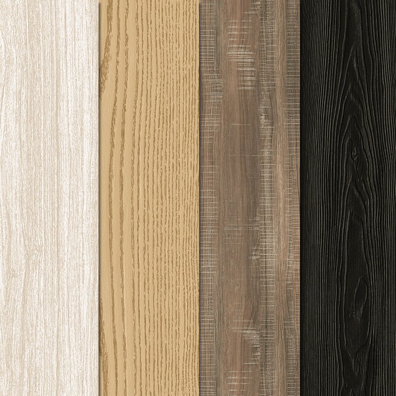 Fire Proofing Anti Water Non Self Adhesive Wall Panel Board Decorative Laminate PET PETG Furniture Wood Grain Films