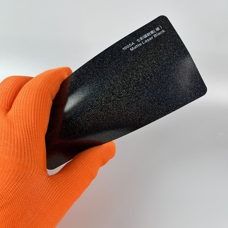 Glossy Laser Black 3M Car Wrap Vinyl Car Body Stickers Film Color Change For Vehicle Car Wrapping