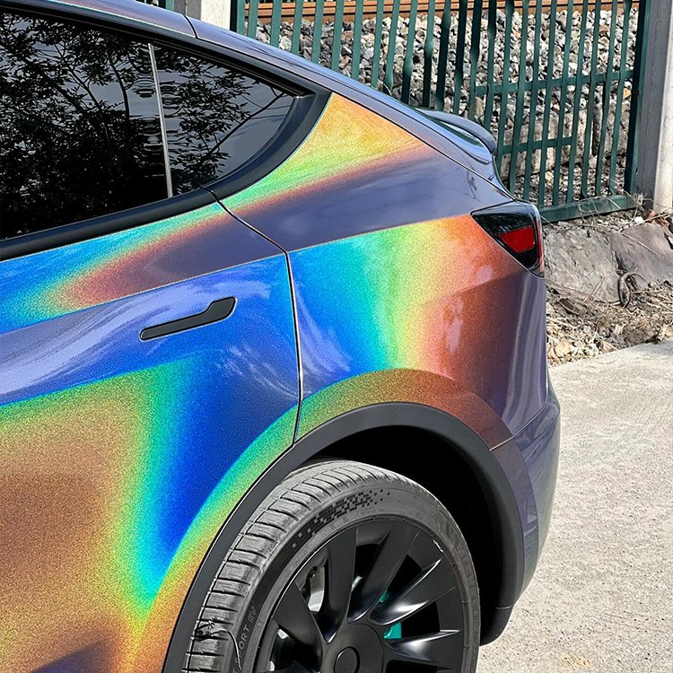 Glossy Laser Black 3M Car Wrap Vinyl Car Body Stickers Film Color Change For Vehicle Car Wrapping