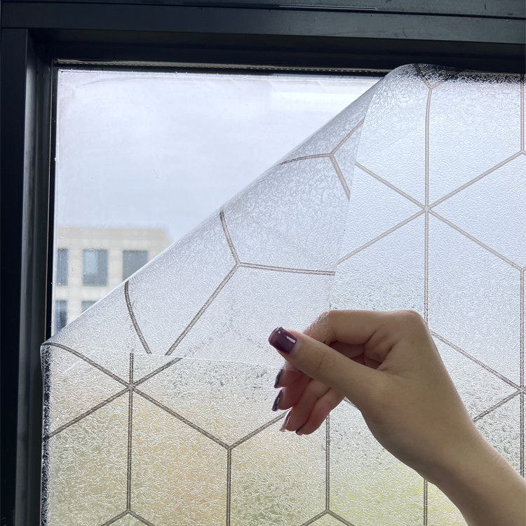 Window Decorative Opaque Multiple Triangular Pattern film