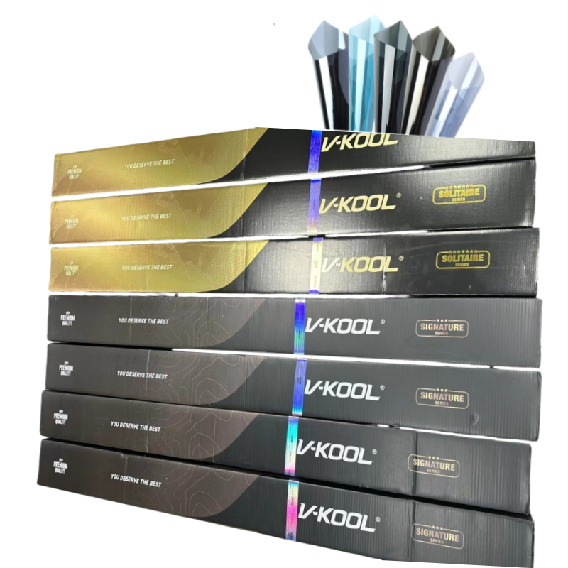 V-Kool Car Window Film Sunscreen and Heat-Insulating Anti-Glare and Anti-Scratch with Color-Changing Function for Window Tint