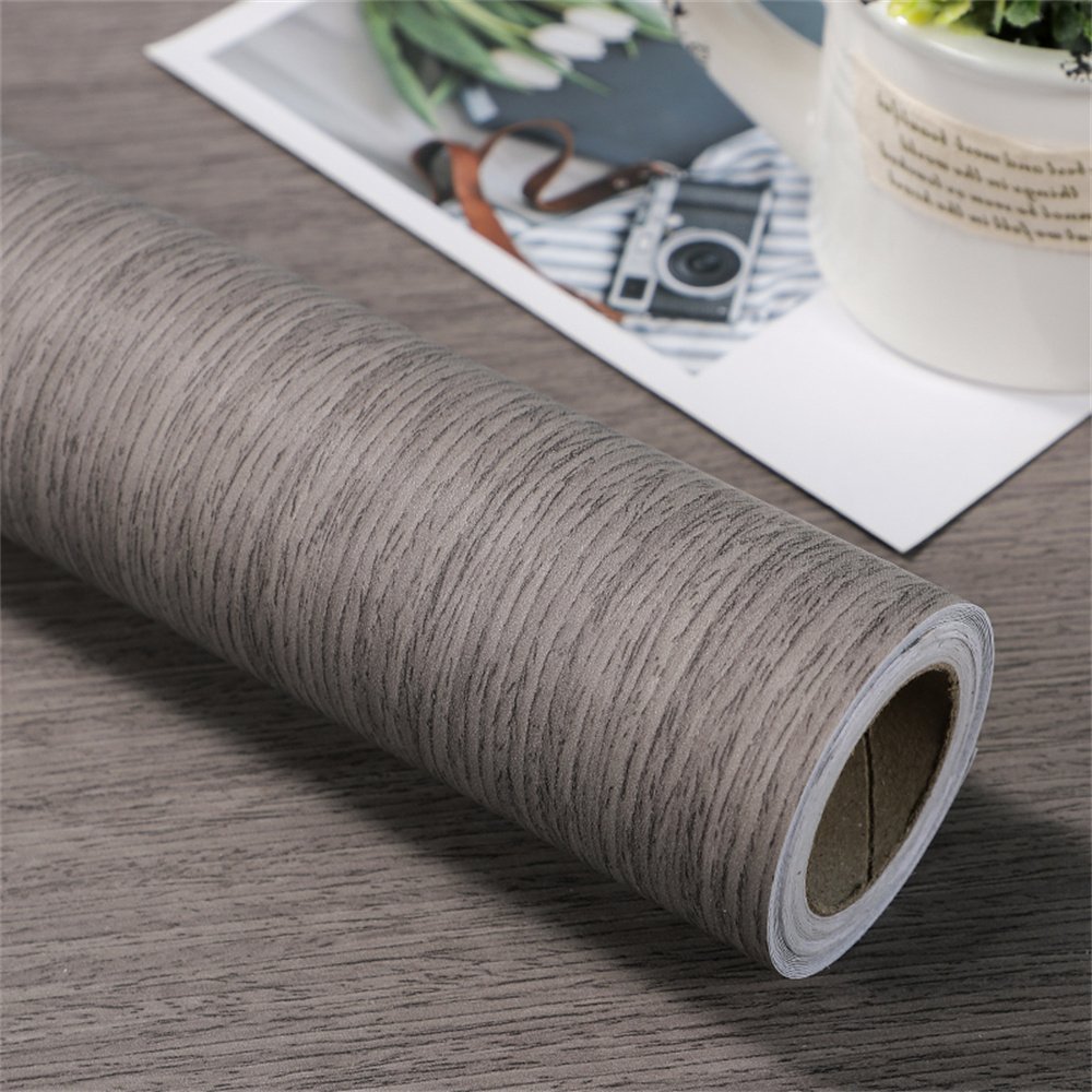 Wood grain embossed skin feel table sofa wall floor door cabinet furniture protective cover petg films