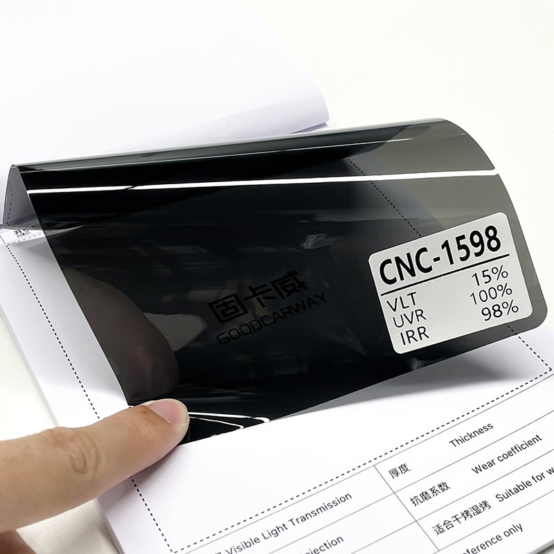CNC-1598 Decorative Transparent Natural Gray Ceramic Design Tint Window Film Roll