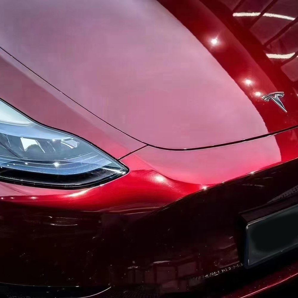 WRAPMASTER 1.52*18metre PET liquid dragon red gloss car vinyl wrap body sticker wrapping