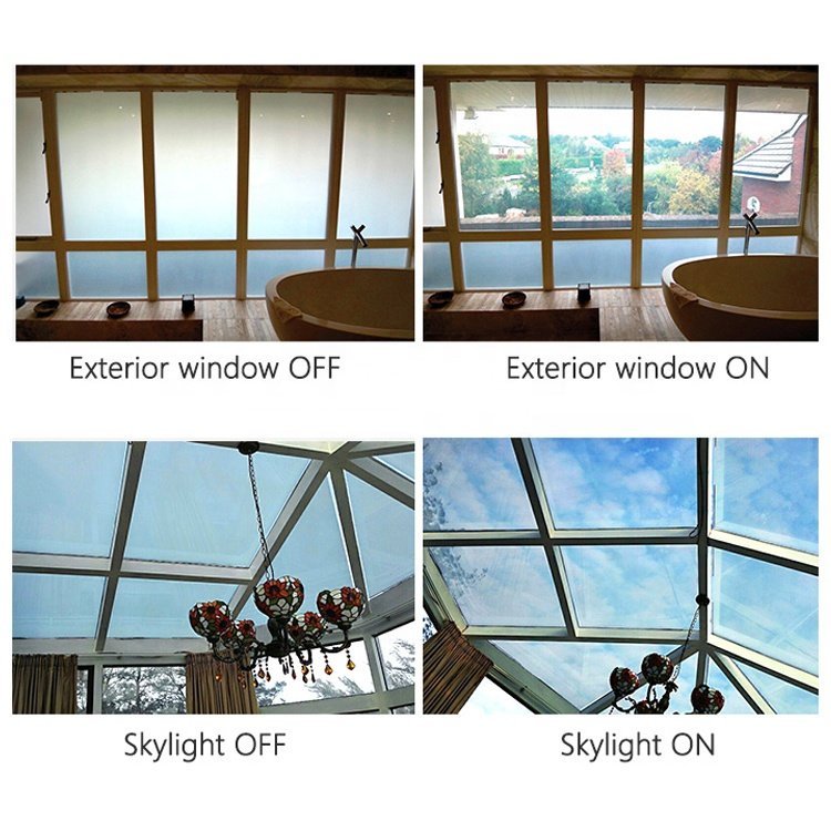 TQX PDLC Roll Smart Switchable Glass Film PDLC Smart Film Glass Privacy Smart Home Window Dimming Intelligent Glass Partition