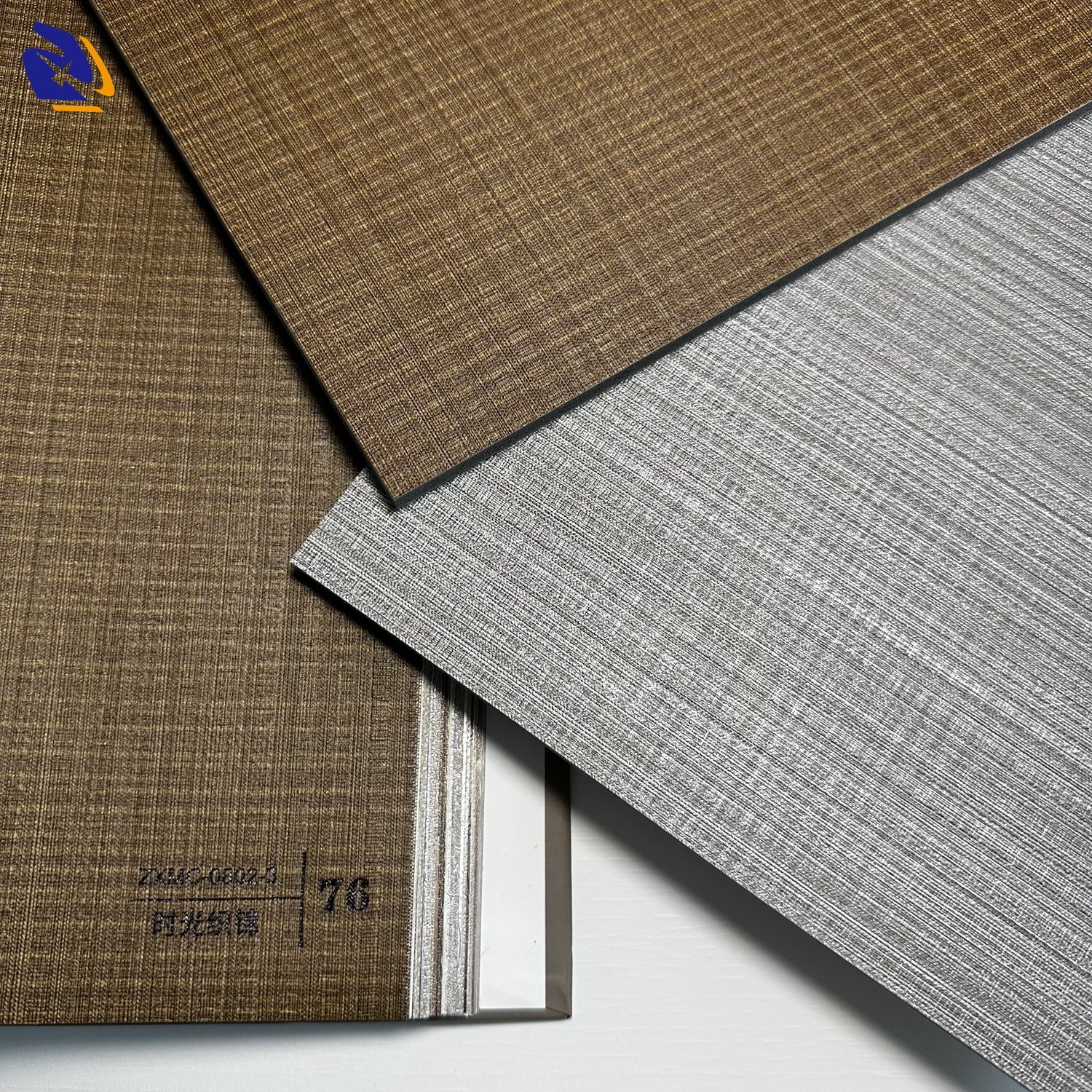 2025 Trendy High-end Kitchen Cabinet Decorative Film PVC Film Rolls Deep Embossed 3D Vacuum Press PVC foil PVC Metalized Film