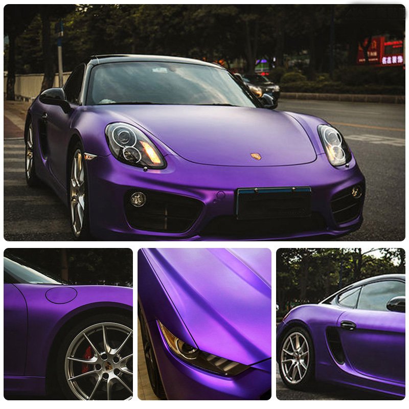 Wholesale Factory Price Chrome Matte Metallic Satin Color Self-adhesive Decoration Roll Film Vehicle Auto Sticker Vinyl Car Wrap
