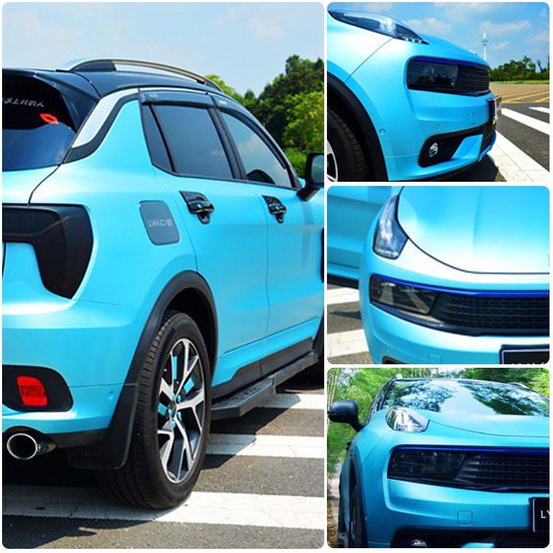 Wholesale Factory Price Chrome Matte Metallic Satin Color Self-adhesive Decoration Roll Film Vehicle Auto Sticker Vinyl Car Wrap