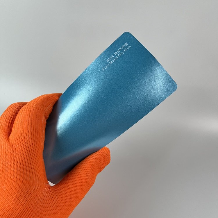 Pure Metal Sky Blue Classic blue Car Wrap Vinyl Car Body Stickers Film Color Change For Vehicle Car Wrapping