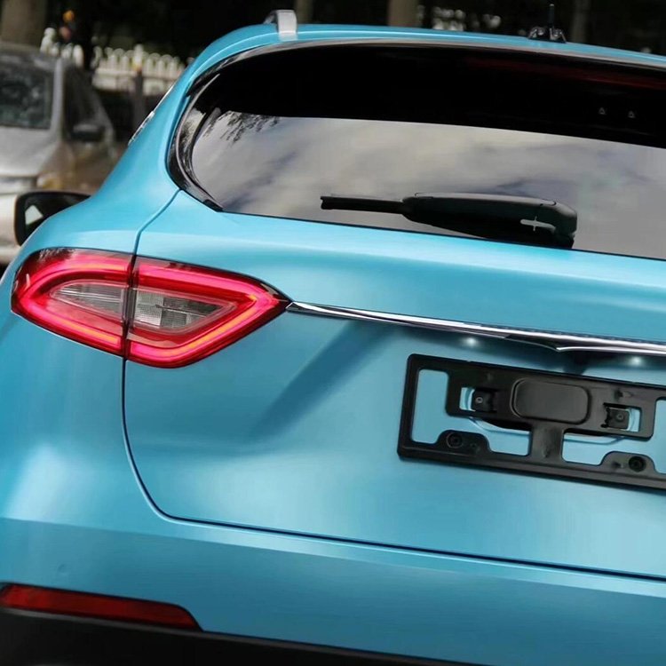 Pure Metal Sky Blue Classic blue Car Wrap Vinyl Car Body Stickers Film Color Change For Vehicle Car Wrapping