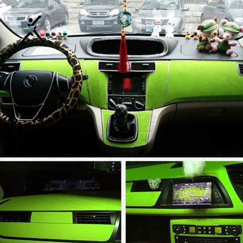 Wholesale price soft fabric suede velvet Car vinyl wrap film Car interior refit film pvc wrap vinyl decoration film