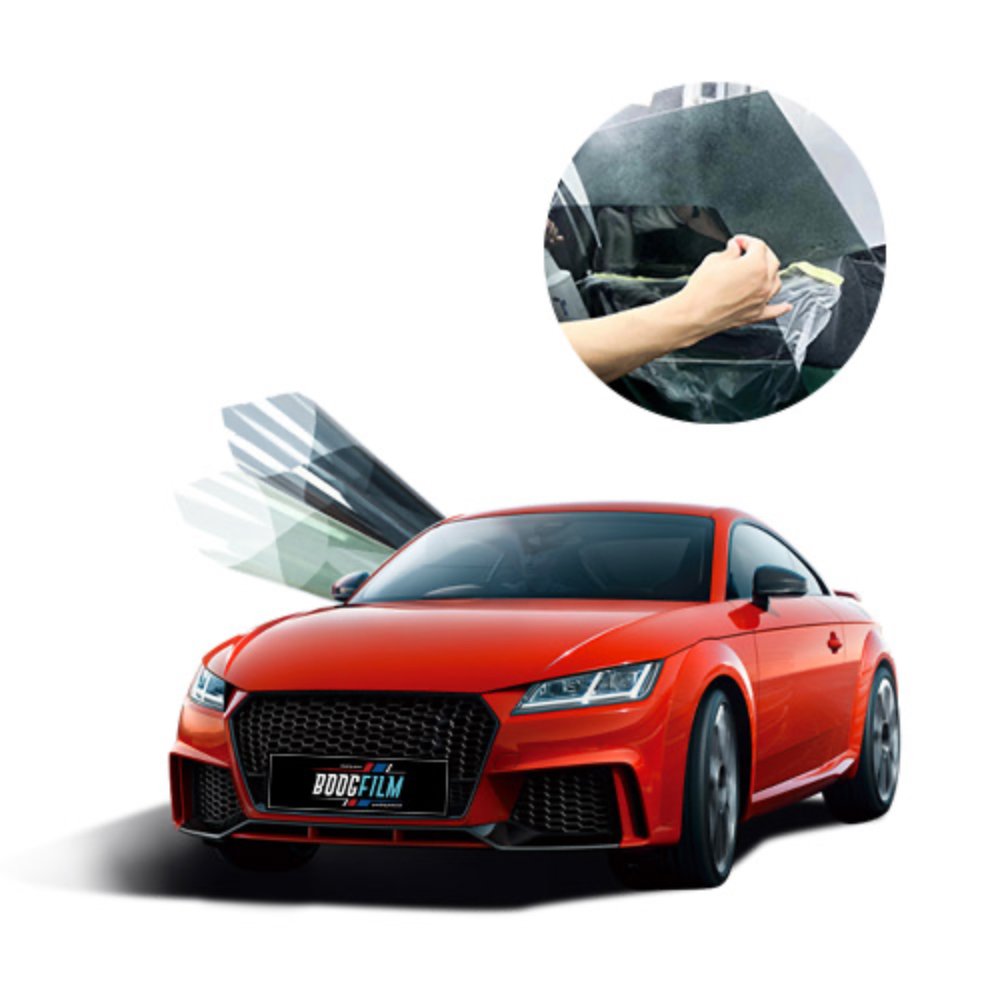 Boogfilm Tint Film with One-Way Mirror Reflective Sunshade Privacy Protection Car Window Film