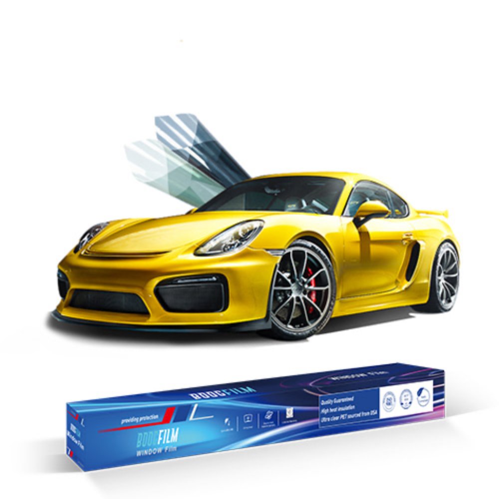 Boogfilm Tint Film with One-Way Mirror Reflective Sunshade Privacy Protection Car Window Film