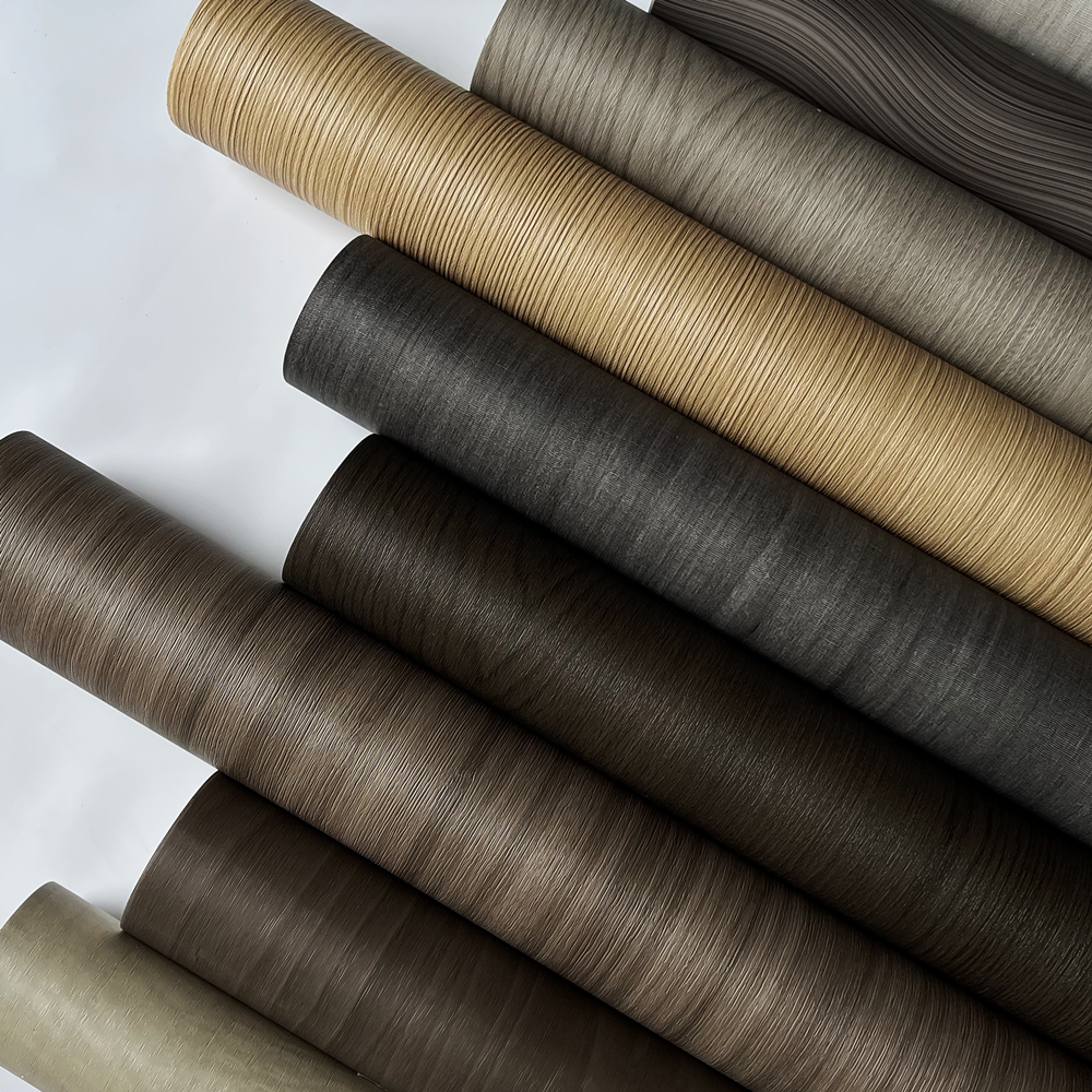 Anti scratch wood grain pvc film super matte pvc decorative film
