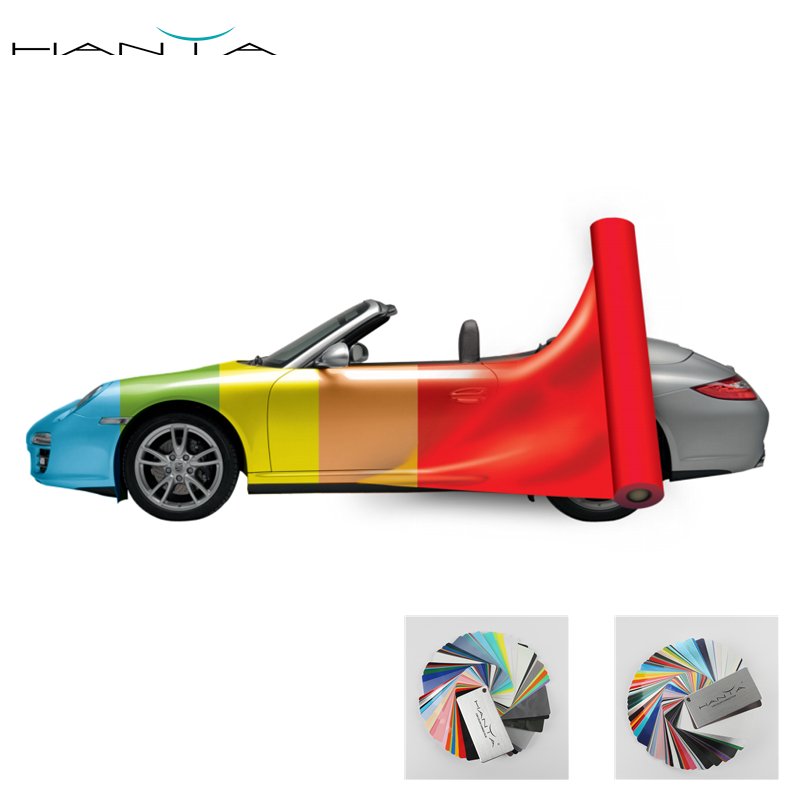 PET Glossy Red Color Changing PVC Auto Film Car Automotive Vinyl Wrapping