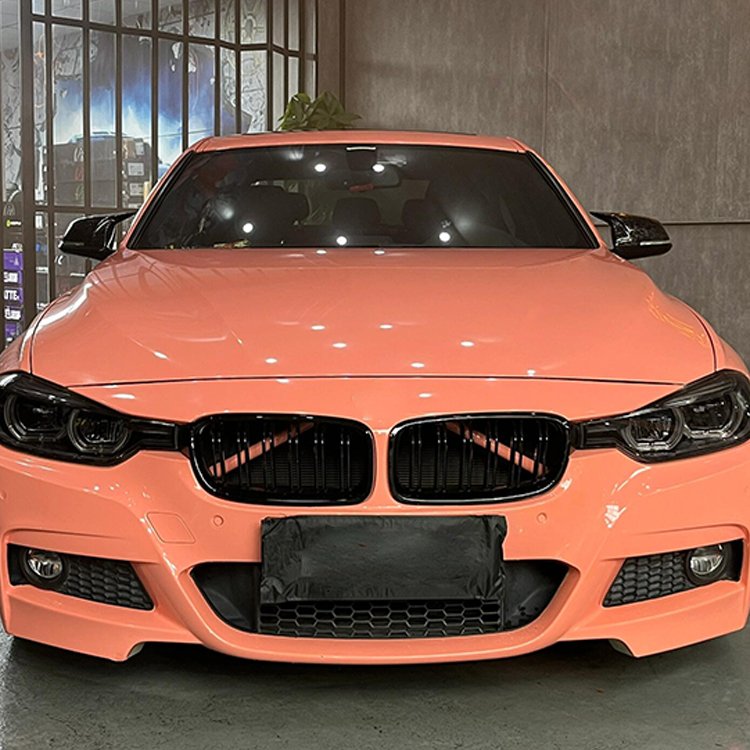 Glossy Crystal Paggy Pink Lovely pink Car Wrap Vinyl Car Body Stickers Film Color Change For Vehicle Car Wrapping