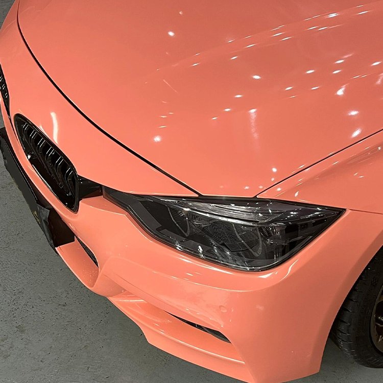 Glossy Crystal Paggy Pink Lovely pink Car Wrap Vinyl Car Body Stickers Film Color Change For Vehicle Car Wrapping