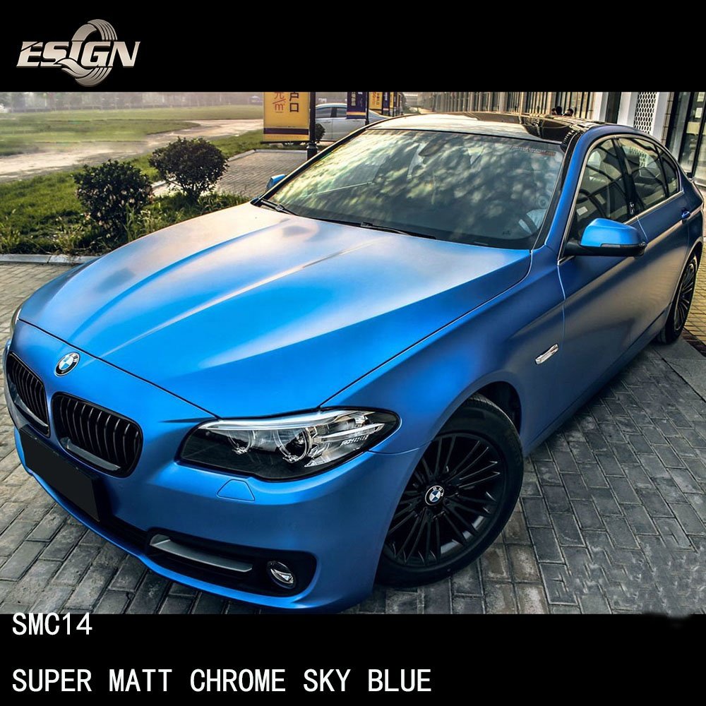 ICE FILM MATT SKY BLUE Car Wrap Vinyl Film for Full Car Body Strong Stretchability Anti-yellowing