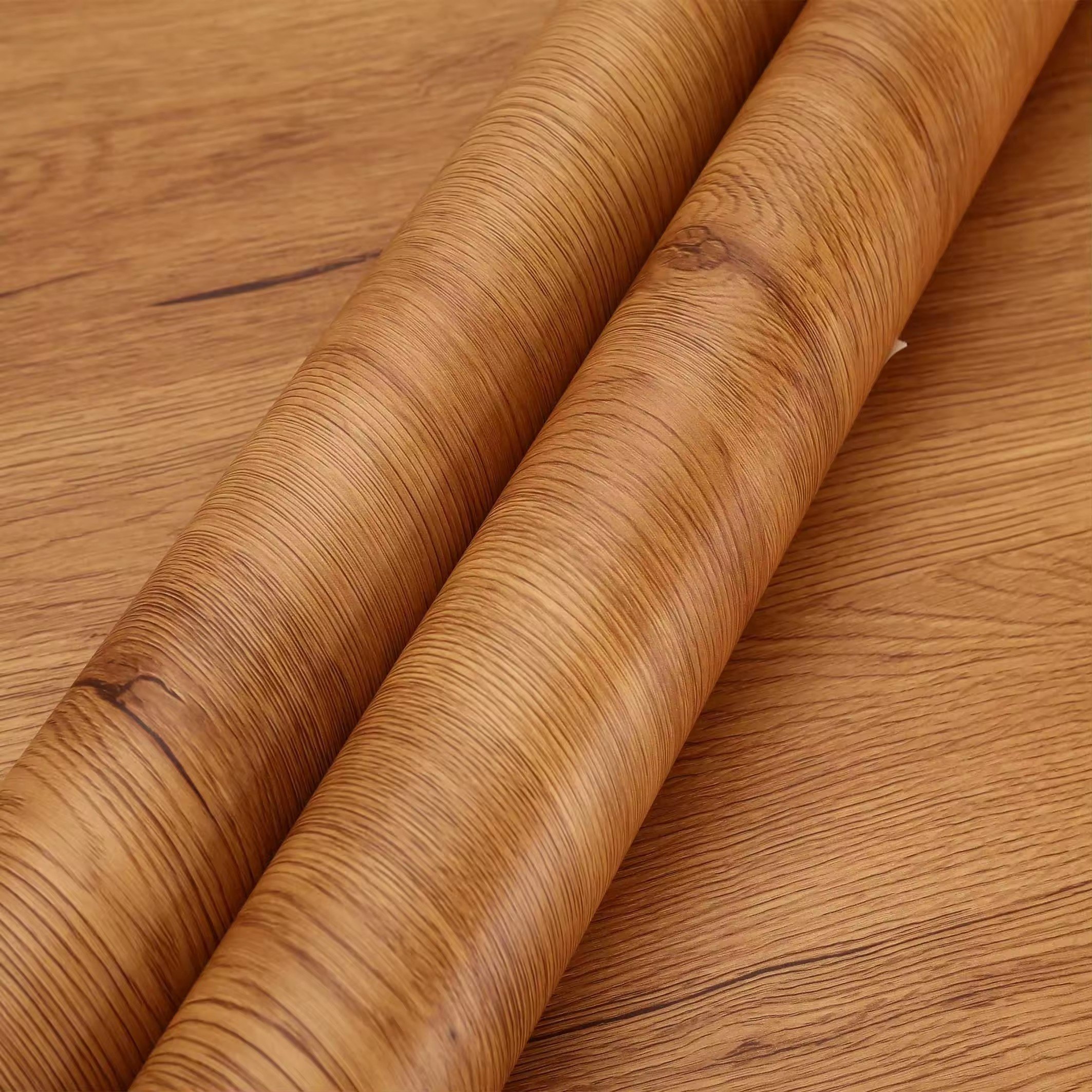 Sample customized Wood Grain matte embossed PETG furniture decorative film PETG plastic MDF lamination board sheet
