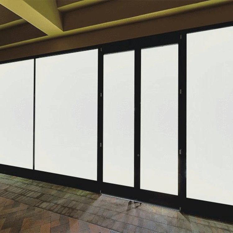 TQX Pdlc smart glass smart window film privacy electric Custom Smart Electronic Privacy Glass Door lamina Pdlc Glass Film
