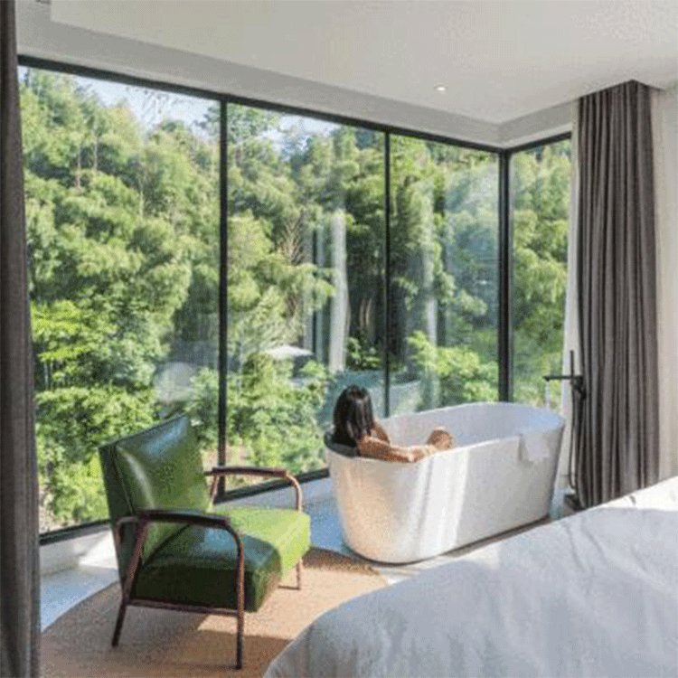 TQX Pdlc smart glass smart window film privacy electric Custom Smart Electronic Privacy Glass Door lamina Pdlc Glass Film