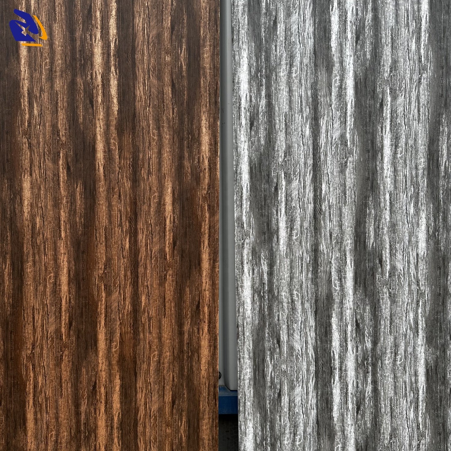 Metallic Wood Grain PVC Decorative Film For Wall Panel Furniture Luxury Wooden Design PVC Sheet For WPC Wooden Board MDF