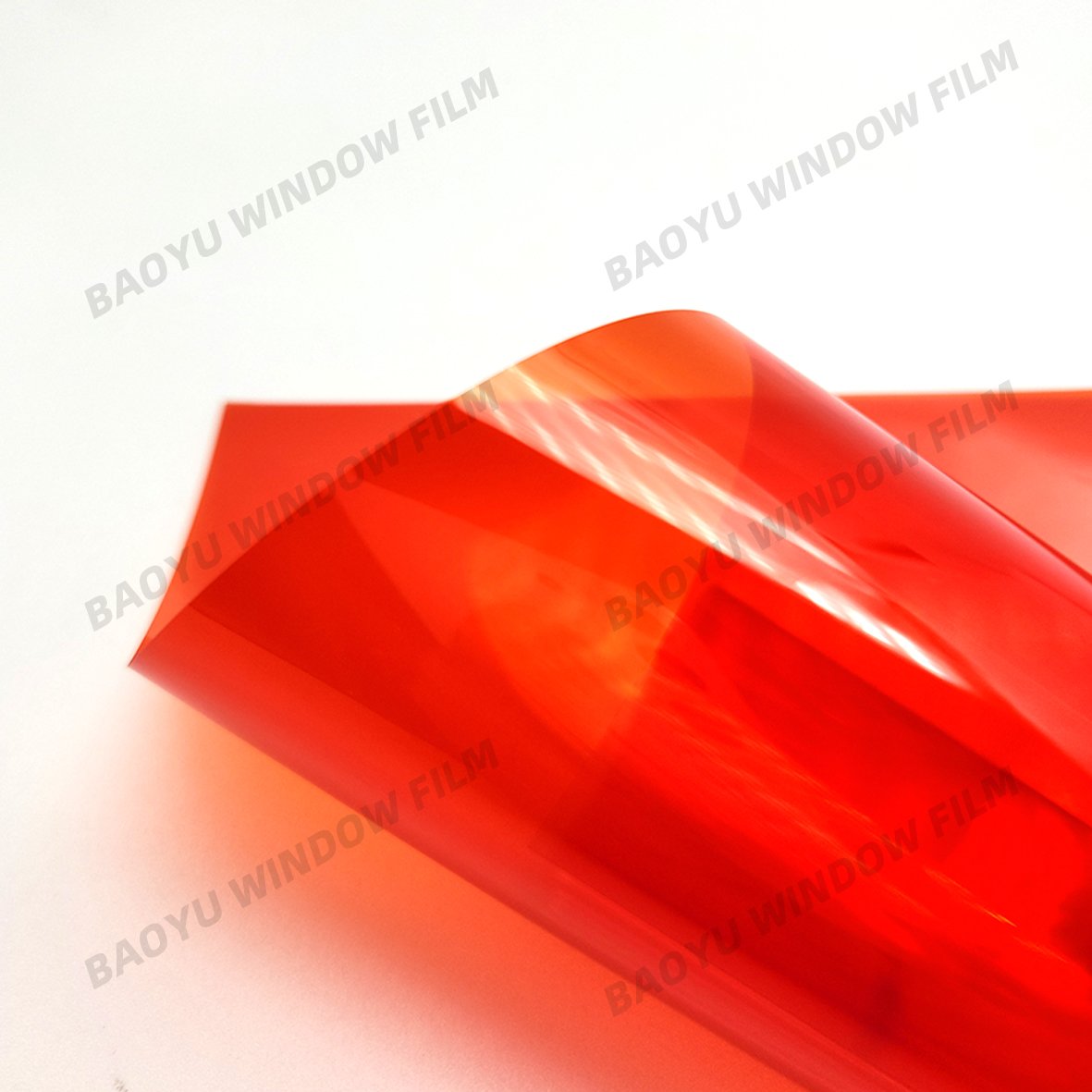 colorful decoration transparent color film Orange yellow Beautiful Decorative film