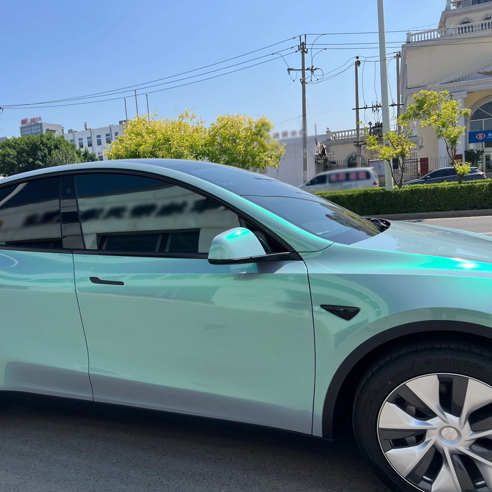 Car Wrap vinyl Chameleon PVC Metallic Film Fantastic Magic Charm Pink/Blue/Grey Car Body Decoration Sticker foil wrap vinyl