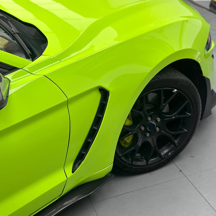 Glossy Crystal Apple Green Car Wrap Vinyl Car Body Stickers Film Color Change For Vehicle Car Wrapping