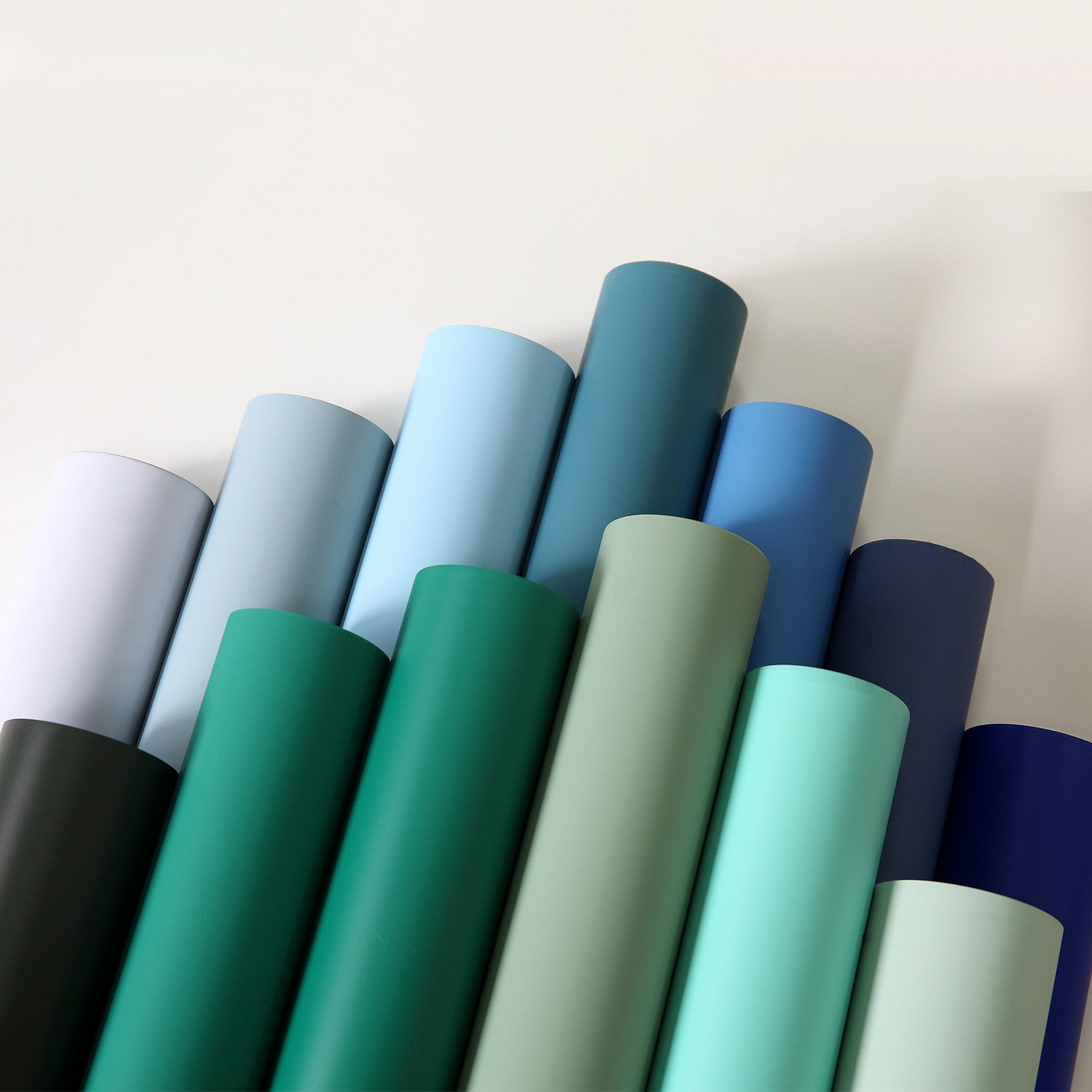 High Gloss Solid Color Vacuum Press Laminadora Waterproof Membrane Foils Decorative PVC Film
