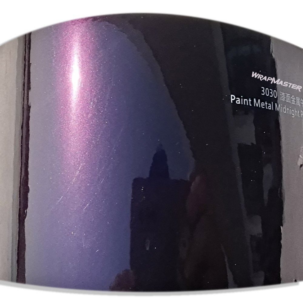 High Quality PVC Car Wrapping Vinyl Film Paint Metal Midnight Purple 1.52x18M Vinyl Wrap Car Body Film